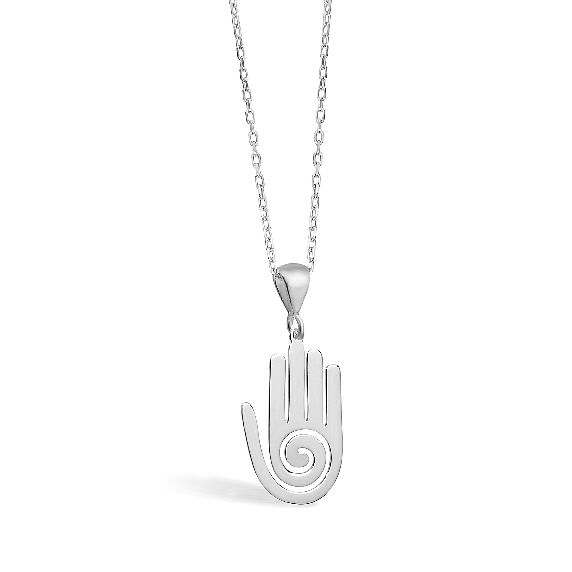 Healing Hand high quality Sterling Silver Pendant